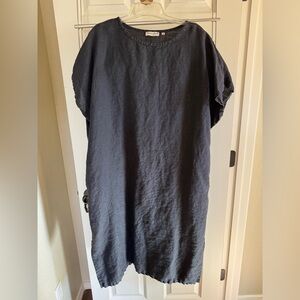 Gravel & Gold Cadence Dress in Black